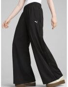 Puma Pantaloni cu croiala ampla si garnituri laterale cu capse ESS - Negru