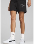 Puma Pantaloni scurti cu broderie logo - Negru