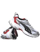 Puma Pantofi sport barbati Morphic - material textil - siret - talpa de cauciuc ALB - Alb | Negru