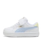 Puma Pantofi sport Caven 2.0 de piele ecologica - Alb/Albastru deschis