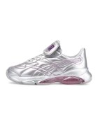 Puma Pantofi sport de piele cu aspect metalizat Dome King - Ametist/Argintiu