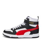 Puma Pantofi sport high-top unisex cu insertii din piele RBD Game - Rosu/Alb/Negru
