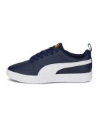Puma Pantofi sport low-cut Rickie din piele ecologica - Alb/Galben/Bleumarin