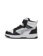 Puma Pantofi sport mid-cut Rebound V6 - Negru/Alb optic/Argintiu