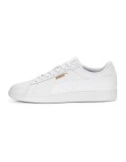 Puma Pantofi sport Smash 3.0 de piele ecologica si piele - Alb
