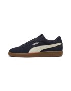 Puma Pantofi sport Smash 3.0 de piele intoarsa cu insertii de piele - Alb/Bleumarin