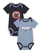 Puma Set de body-uri din amestec de bumbac - 2 piese - Albastru
