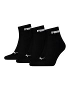 Puma Set de sosete scurte unisex cu logo contrastant - 3 perechi