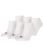 Puma Set de sosete unisex - pana la glezna - 6 perechi - Alb
