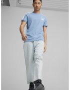 Puma Tricou cu detaliu logo pe piept - Albastru prafuit