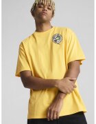Puma Tricou cu imprimeu logo pe partea din spate - Verde/Galben