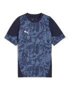 Puma Tricou cu model - pentru fotbal - Albastru