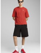 Puma Tricou de bumbac cu decolteu la baza gatului - Coral