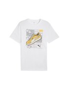 Puma Tricou regular fit de bumbac cu model grafic - Alb