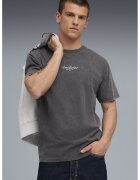 Puma Tricou relaxed fit cu logo - Gri inchis