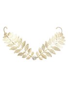 Pursehuit Accesoriu de frunte - aurie - cu frunzulite si piatra - Anaya C21 -