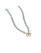 Pursehuit Colier auriu - cu perle si floare - Debby C5 -