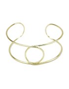 Pursehuit Colier choker - auriu - in 2 straturi - Casander C14 -