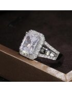 Pursehuit Inel argintiu - cu zirconiu - Ada C4 - 7 (circumferinta: 54.5 mm)