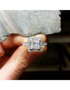 Pursehuit Inel argintiu - cu zirconiu - Ciara C21 - 7 (circumferinta: 54.5 mm)