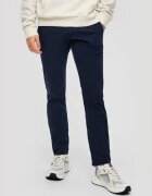 QS Pantaloni chino slim fit - Bleumarin inchis