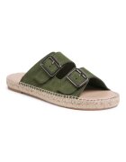QUAZI Papuci barbati - Piele naturala - 34858 - Verde