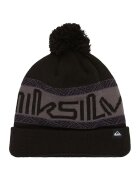 Quiksilver Caciula cu ciucure Summit Snowsports - Negru/Grej