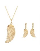 Rafaela Donata Set de colier si cercei - placat cu aur de 14K - Auriu