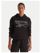 Reebok Hanorac dama logo - negru - textil