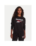 Reebok Hanorac sport dama negru - din material respirabil