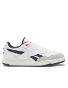 Reebok Pantofi sport de piele ecologica cu garnituri de piele intoarsa - Alb