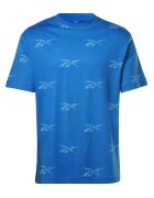 Reebok Tricou barbati - RI AOP TEE IB8447 - albastru - 100% bumbac -