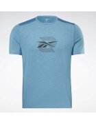 Reebok Tricou barbati - TS AC GRAPHIC TEE HR6161 - albastru - material respirabil -