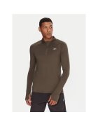 Reebok Tricou sport barbati kaki - material tehnic