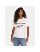 Reebok Tricou sport dama alb - bumbac
