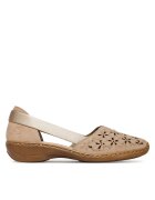 Rieker Mocasini dama - bej - piele naturala
