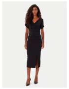 Rinascimento Rochie de cocktail dama negru - din material elegant