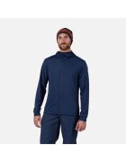 Rossignol Bluza sport MID LAYER STRETCH HOODIE - cu fermoar - pentru barbati - albastru inchis - Albastru inchis