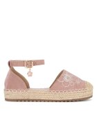 Roxy Espadrile copii - roz - din tesatura textila