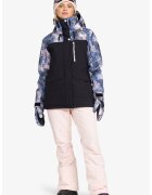 Roxy Geaca cu gluga si buzunare - pentru schi - Negru/Alb optic/Albastru indigo