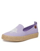 Roxy Mocasini dama espadrile violet - tesatura