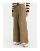 Roxy Pantaloni dama verde - stofa