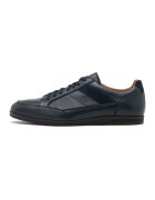 RYLKO Pantofi sport flatform din piele - Albastru petrol