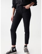 Salsa Jeans Blugi skinny cu talie inalta - Negru