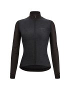 Santini Jacheta termica ciclism dama Colore Puro FW 2022 - Negru