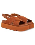 Scholl Sandale dama - Cognac 1175 - piele naturala