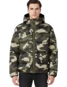 Schott Geaca de iarna din puf cu imprimeu camuflaj -