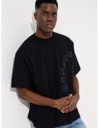 Scotch & Soda Tricou supradimensionat cu logo - Rosu inchis/Gri antracit/Bleumarin