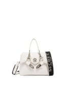  SECRET PON PON. - Geanta crossbody din piele ecologica Astrea - Alb