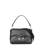  SECRET PON PON. - Geanta crossbody din piele ecologica cu maner detasabil Celestia Ultra - Negru